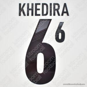 2012 Germany UEFA Euro Home Name Set #9 KHEDIRA (Repro)