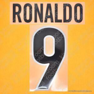 1999-00 Inter Milan Away Name Set #9 RONALDO (Repro)