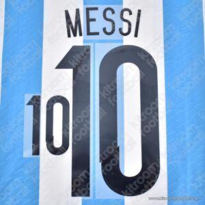 2014 Argentina FIFA World Cup Home Name Set #10 MESSI v3 (Repro)