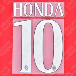 2014-16 AC Milan Home Name Set #10 HONDA (Repro)