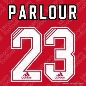 1993-94 Arsenal Home Name Set #23 PARLOUR (Repro)