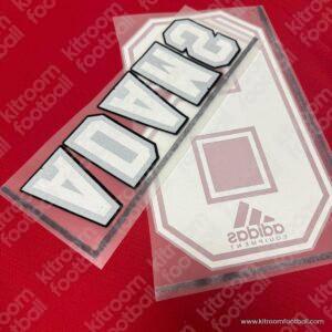 1993-94 Arsenal Home Name Set #6 ADAMS (Repro) - Image 3