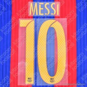 2015-17 Barcelona Home Name Set #10 MESSI v2 (Repro)