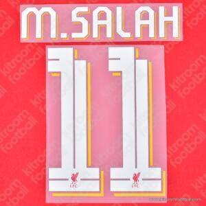 2022-26 Liverpool Cup Home Name Set #11 Mo SALAH (Repro)