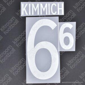 2020-21 Germany UEFA Euro Away Name Set #6 KIMMICH (Repro)