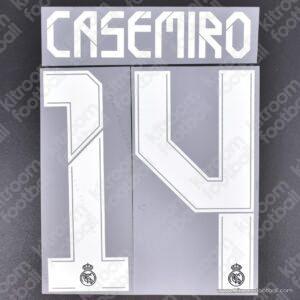 2021-22 Real Madrid Cup Away & Third Name Set #14 CASEMIRO (Repro)