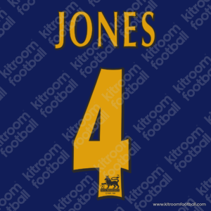 1997-98 Wimbledon FC Premier League Home Name Set #4 JONES (Repro) - Image 1