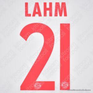 Official 2011-13 Bayern Munich Away Name Set #21 LAHM (DekoGraphics)