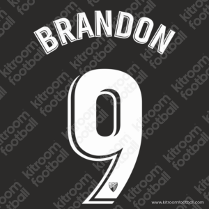 2021-22 Malaga CF Third Name Set #9 BRANDON (Repro)