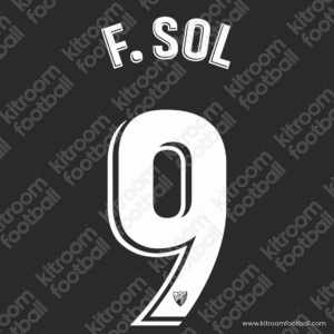 2022-23 Malaga CF Third Name Set #9 Fran SOL (Repro)