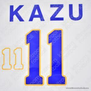 1994 Japan FIFA World Cup Away Name Set #11 KAZU (Repro)