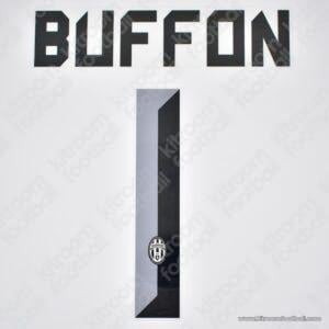 2010-12 Juventus Away Name Set #1 BUFFON (Repro)
