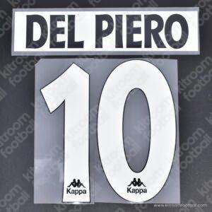 1996-97 Juventus Home Name Set #10 DEL PIERO (Repro)