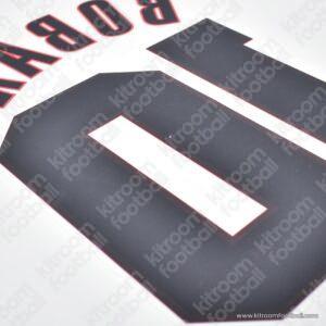 1998-00 AC Milan Away Name Set #10 BOBAN (Repro) - Image 4