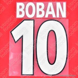 2000-01 AC Milan Home Name Set #10 BOBAN (Repro)