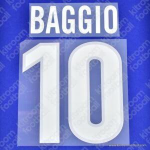 1999-00 Inter Milan Home Name Set #10 BAGGIO (Repro)