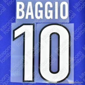 1998-99 Inter Milan Home Name Set #10 BAGGIO (Repro)