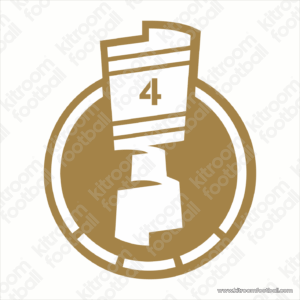 2025-26 Stuttgart Bundesliga DBF POKAL 4 Patch (Repro) - Image 1