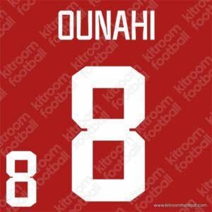2022 Morocco FIFA World Cup Home Name Set #8 OUNAHI (Repro)