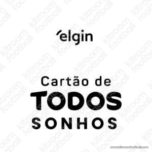 Sao Paulo Home Sponsor Patch ELGIN CARTAO DE TODOS (Repro)