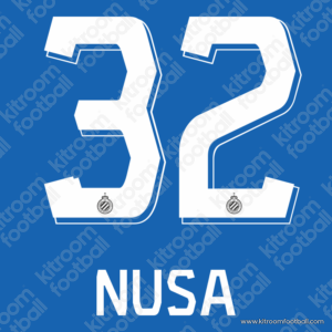 2021-22 Brugge Home Name Set #32 NUSA (Repro)