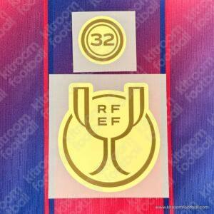Original Player Issue 2025-26 Barcelona Copa del Rey (Spain) Patch (TPT)