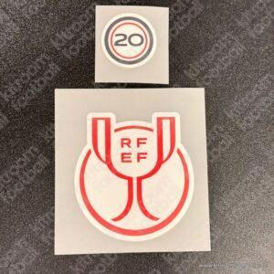 Original Player Issue 2025-26 Real Madrid Copa del Rey (Spain) Patch (TPT)