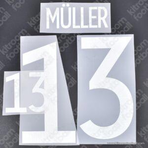 2020-21 Germany Away Name Set #13 MÜLLER (Repro)