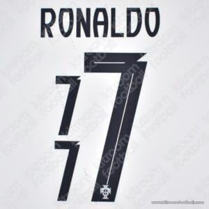 2025 Portugal Away Name Set #7 RONALDO (Repro)