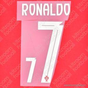2025 Portugal Home Name Set #7 RONALDO (Repro)
