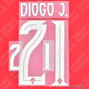 2025 Portugal Home Name Set #21 DIOGO Jota (Repro)