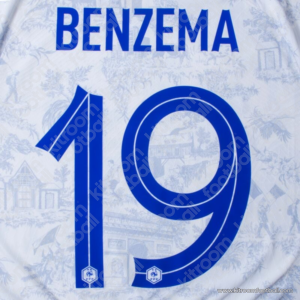 2022-23 France Away Name Set #19 BENZEMA (Repro)