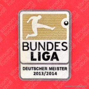 2014-15 Bayern Munich Bundesliga 2013/2014 Winners DEUTSCHER MEISTER Patch (Repro)