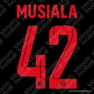 2022-23 Bayern Munich Third Name Set #42 MUSIALA (Repro)