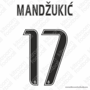 2015-17 Juventus Home Name Set #17 MANDZUKIC (Repro)