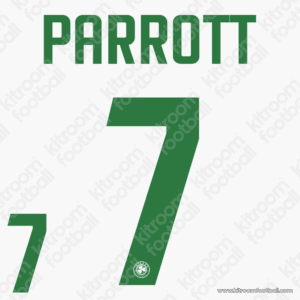 2024-25 Ireland Away Name Set #7 PARROTT (Repro)
