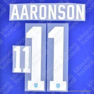2022 USA FIFA World Cup Home Name Set #11 AARONSON (Repro)