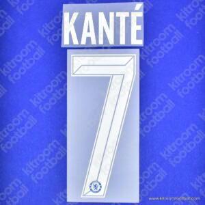 2019-21 Chelsea Home Name Set #7 KANTÉ (Repro)