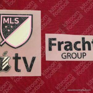 2025-26 Inter Miami MLS Major League Soccer Patch Set APPLE TV + FRACH GROUP (Repro)