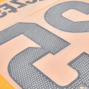 Original Player Issue 2024-26 Barcelona La Liga Goalkeeper Name Set #25 SZCZESNY Black (TPT) - Image 2