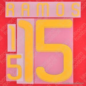 Official 2010 Spain FIFA World Cup Home & Away Name Set #6 Andrés INIESTA (DekoGraphics)