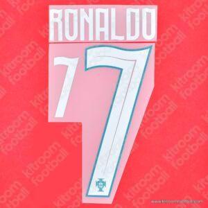 2026 Portugal FIFA World Cup Home Name Set #7 Cristiano Ronaldo (HQ  Repro)