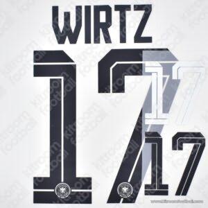 2026 Germany FIFA World Cup Home Name Set #17 WIRTZ (Repro)