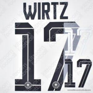 2026 Germany FIFA World Cup Home Name Set #17 WIRTZ (Repro) - Image 1