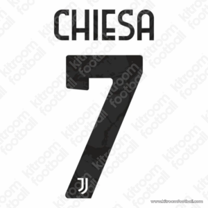 2022-23 Juventus Serie A Home Name Set #7 CHIESA (Repro)