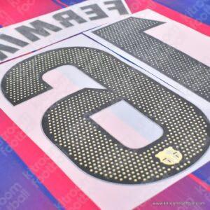 2025-26 Barcelona Home Name Set #16 FERMÍN (Repro) - Image 2