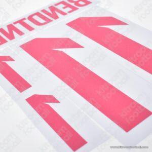 Original Player Issue 2018 Denmark FIFA World Cup Away Name Set #11 BENDTNER - Image 2