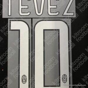 2014-15 Juventus Away & Third Name Set #10 TEVEZ (Repro) - Image 1
