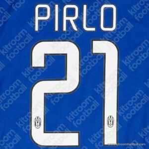 2014-15 Juventus Away & Third Name Set #21 PIRLO (Repro)