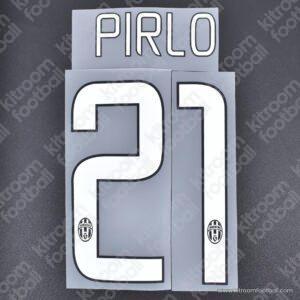 2014-15 Juventus Away & Third Name Set #21 PIRLO (Repro)